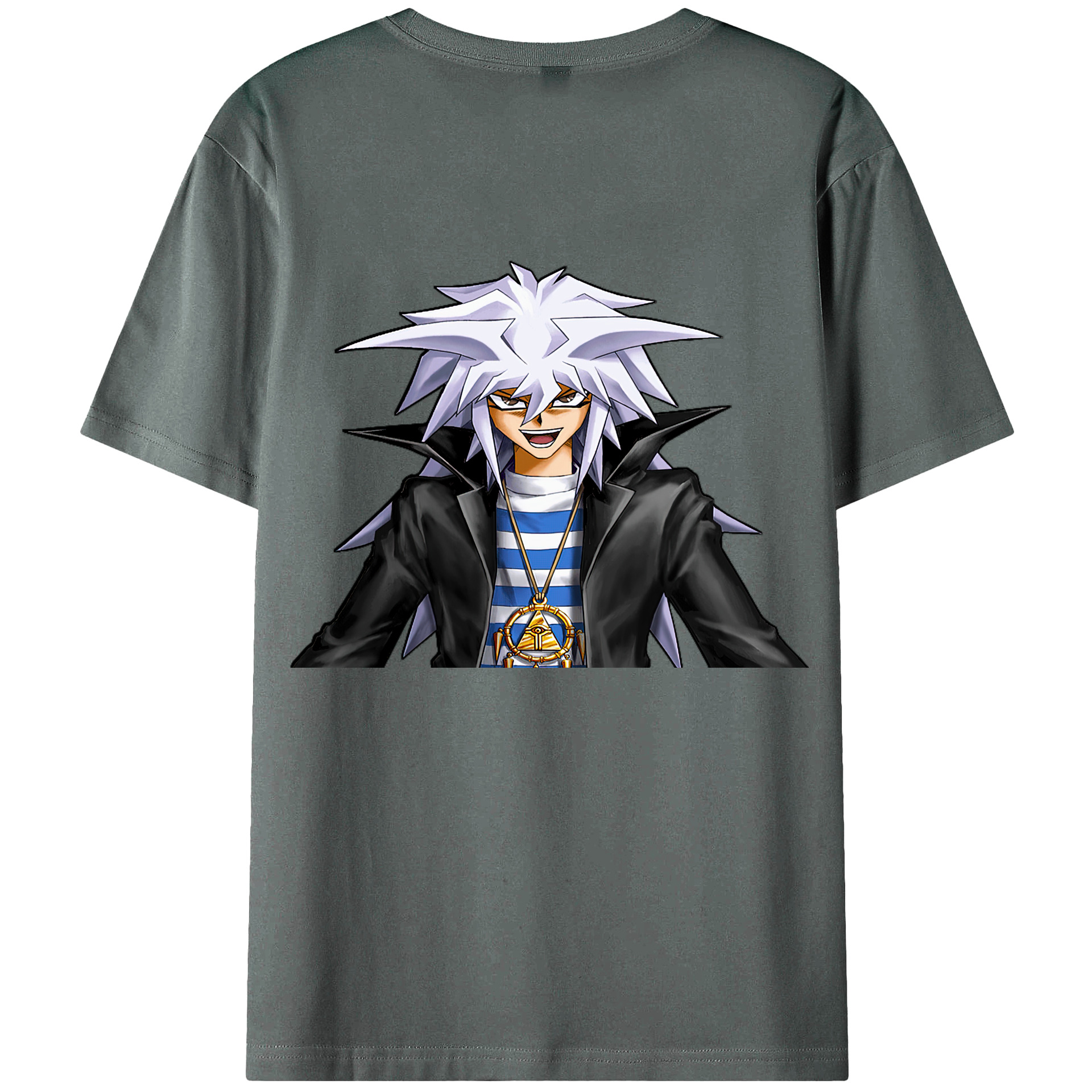 （画像用） 遊☆戯☆王 Yu-Gi-Oh! 綿100％半袖Tシャツ（背面プリント）